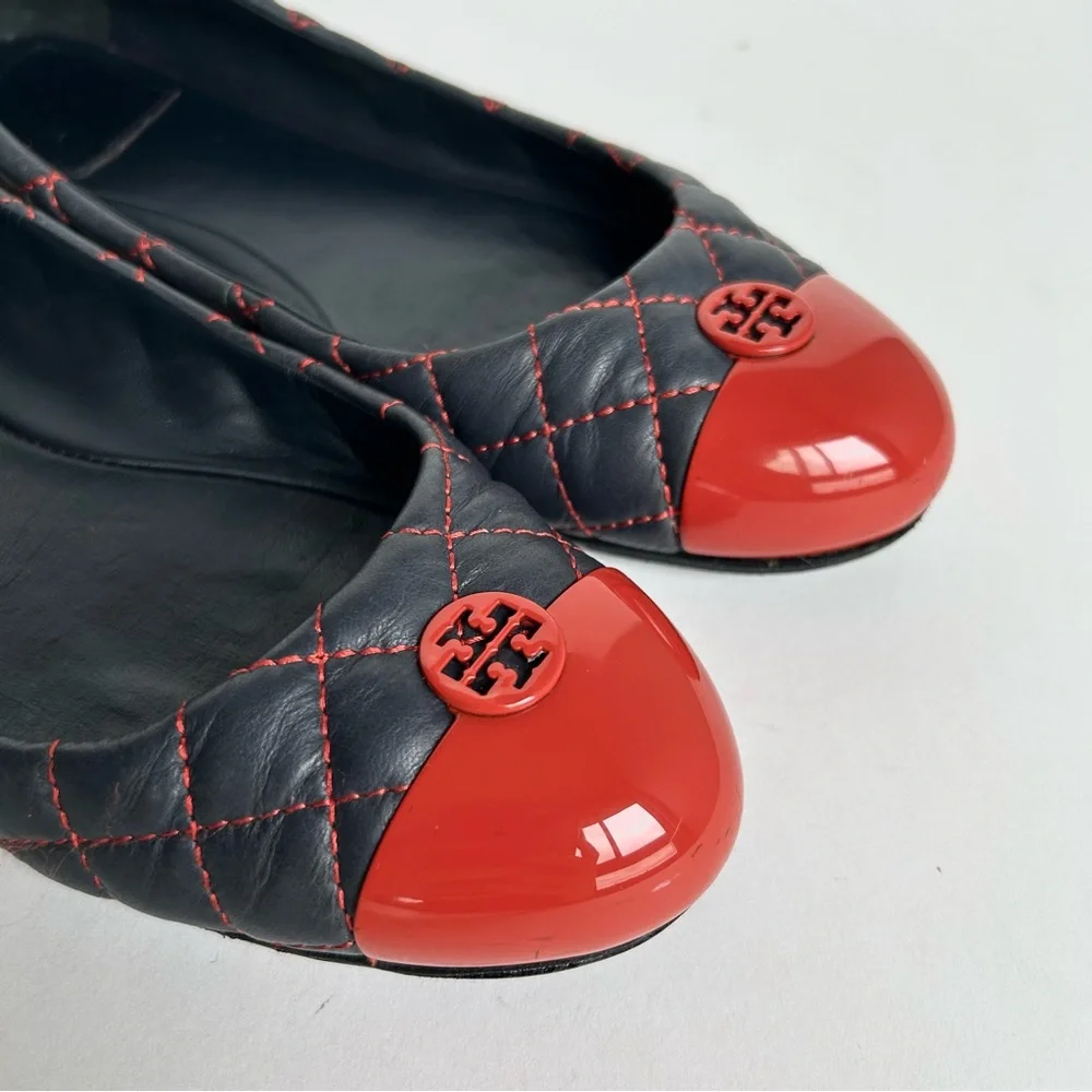 TORY BURCH Kaitlin Quilted Leather Ballet Flats